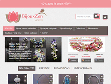 Tablet Screenshot of bijouxzen.com